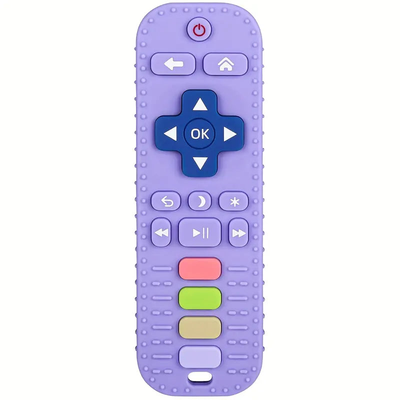 BPA-vrije Siliconen Baby Bijtring | Remote Control Vorm voor Teething, Perfect voor 6-12 Maanden