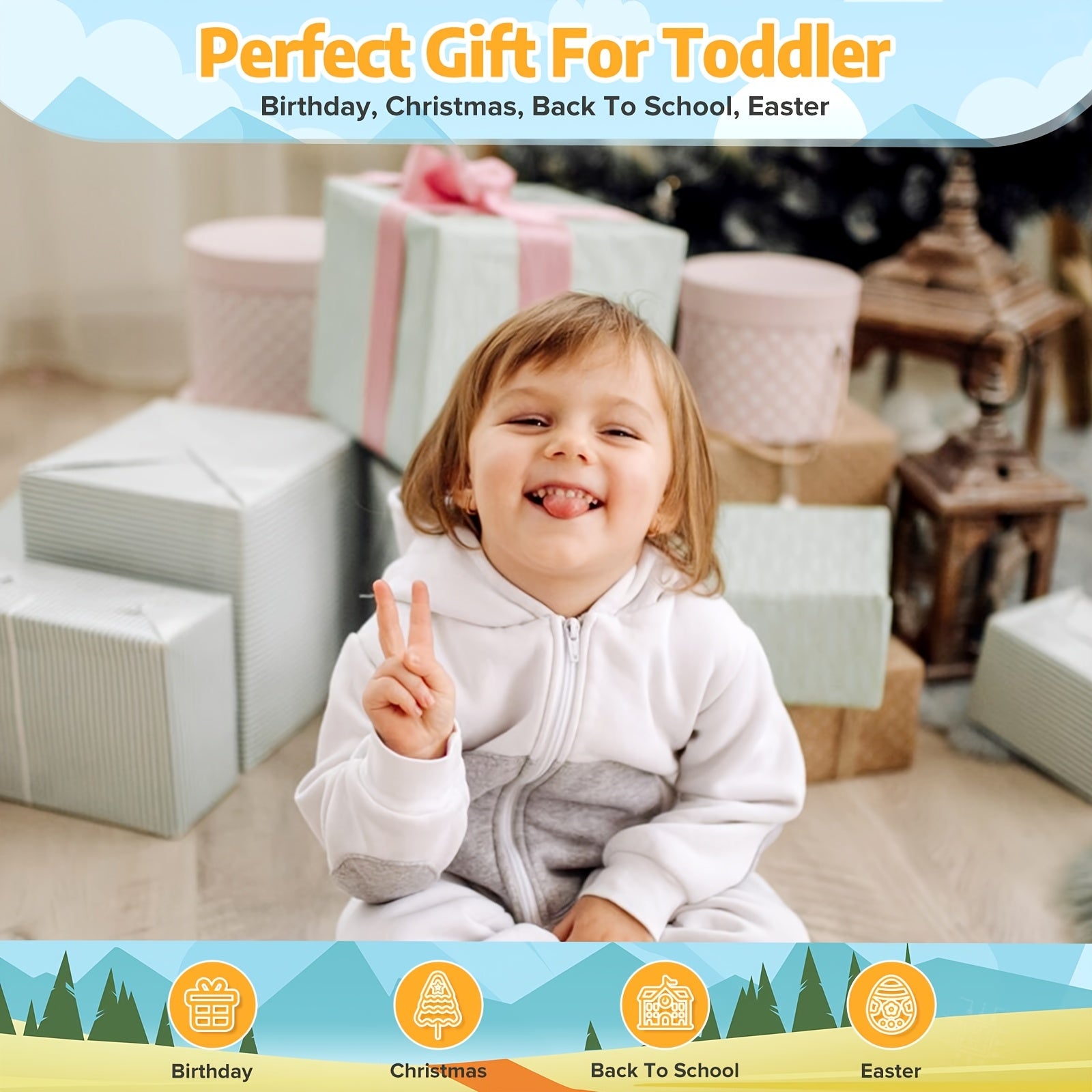 Dinosaurus Busy Board | Educatief Reisspeelgoed voor Jongens (1-3 Jaar)