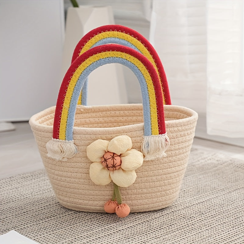 Rainbow Gift Basket - Perfect for Keepsakes, Weddings, Showers & Birthdays