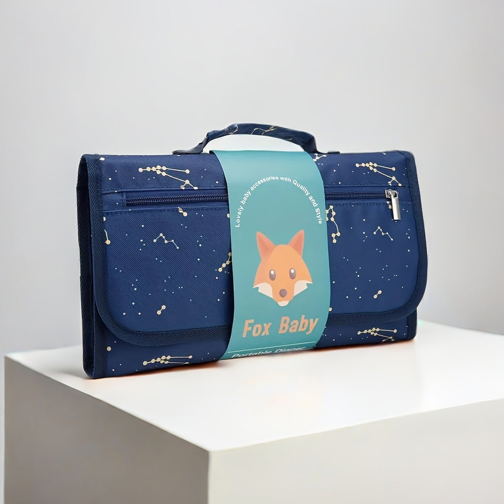 Draagbaar Verschoningsmatje Baby Onderweg - Opvouwbaar Luiermatje voor Jongens en Meisjes - Waterdicht Kraamcadeau