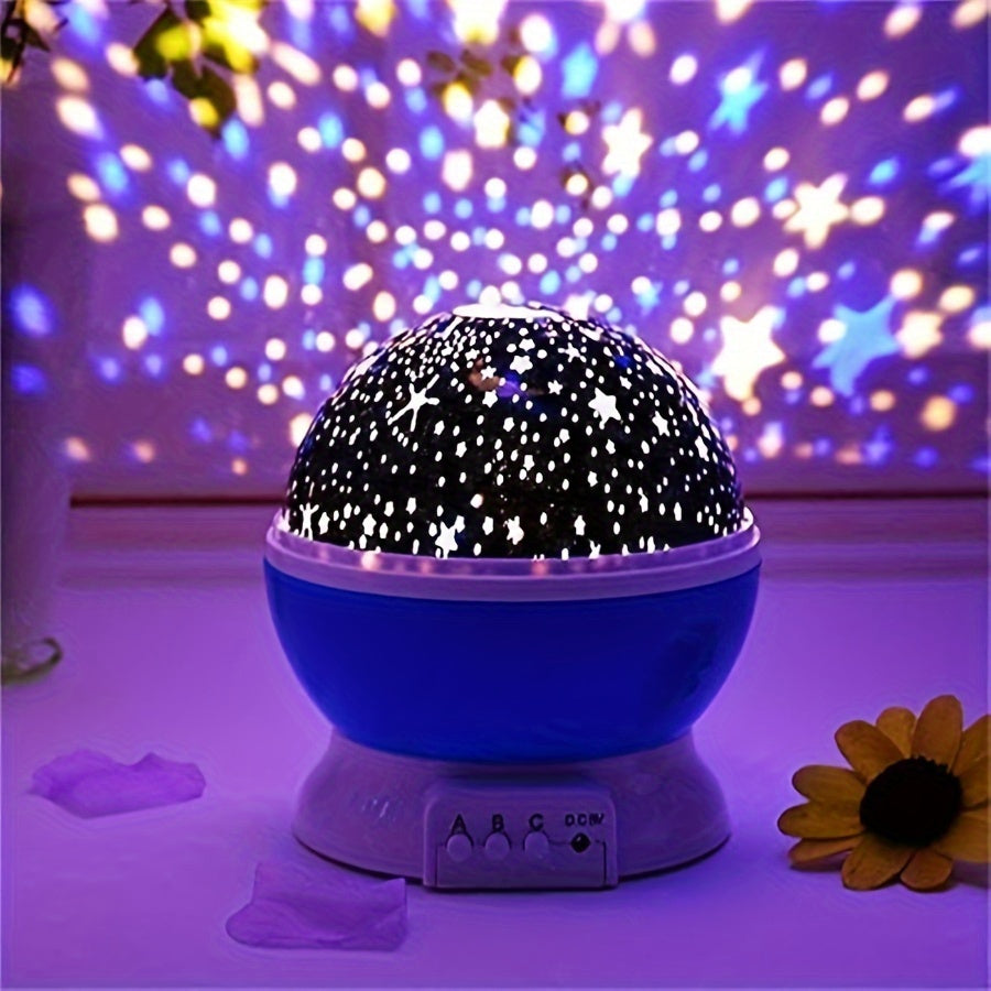 360° Roterende Maan en Sterren Projector | 12 Kleuren Wisselende Lichtmodi Lichteffect Lamp Perfect Cadeau voor Elke Gelegenheid