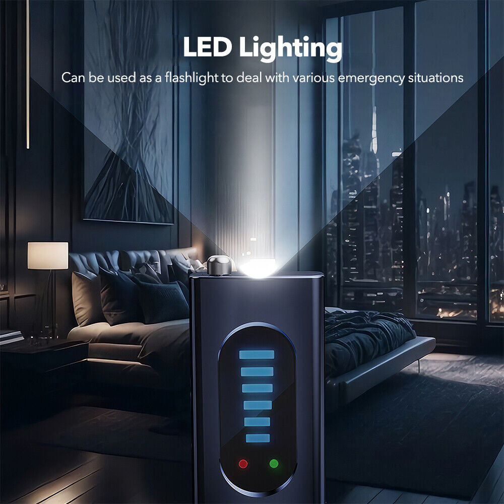 Camera Detector Anti-Spy | Bug Detector met 5 Niveaus | Reizen & Hotel Beveiliging