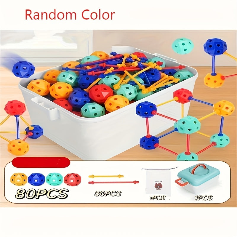 Kralenspeelgoed voor Cognitieve Ontwikkeling | Grote Deeltjes | Stimuleert Creatief Denken | Cadeau voor Feestdagen