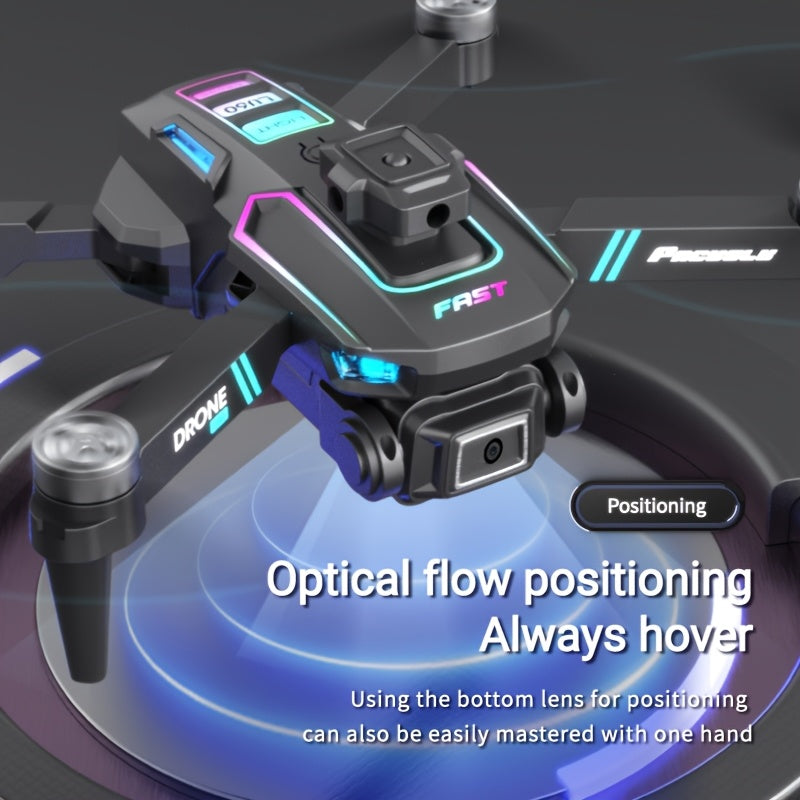 HD Dual Camera Drone met Twee Batterijen | Beginnersvriendelijk met Obstakelvermijding & Optische Flow