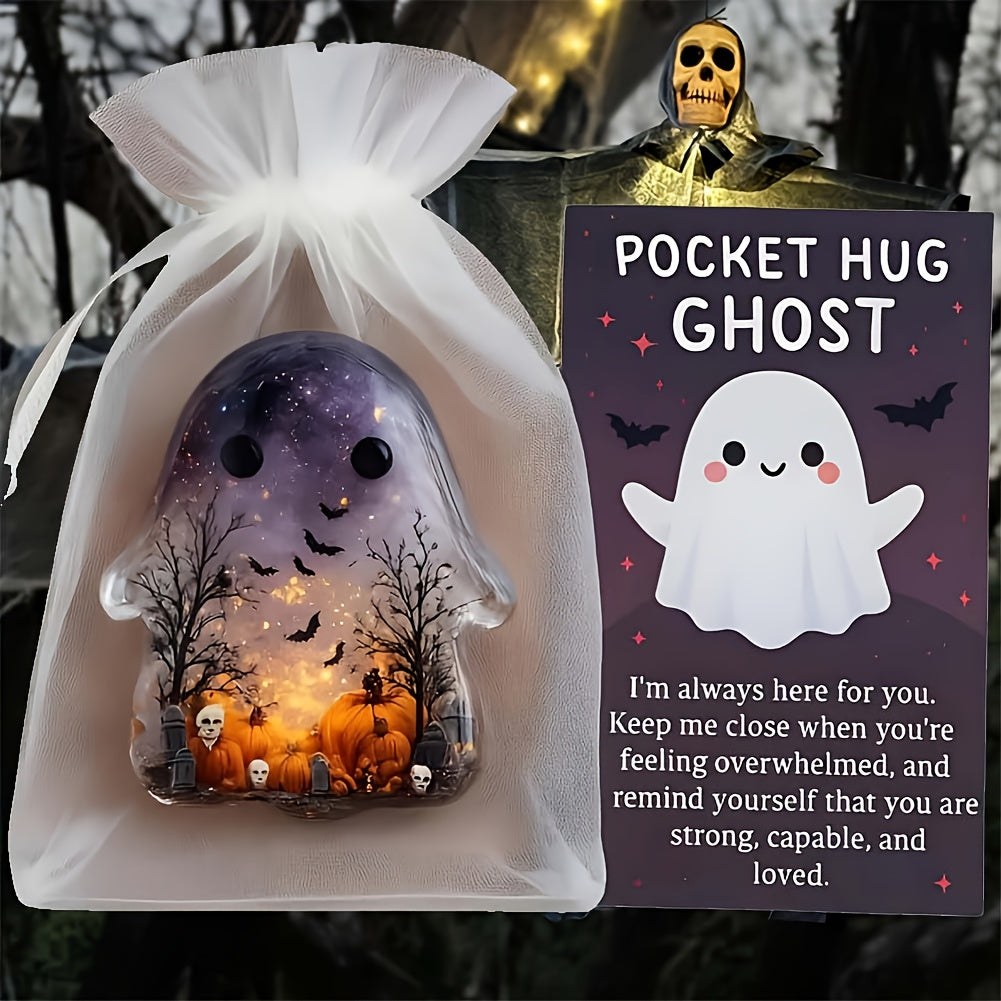 Spookje pocket hug kaart | Halloween steun & gift