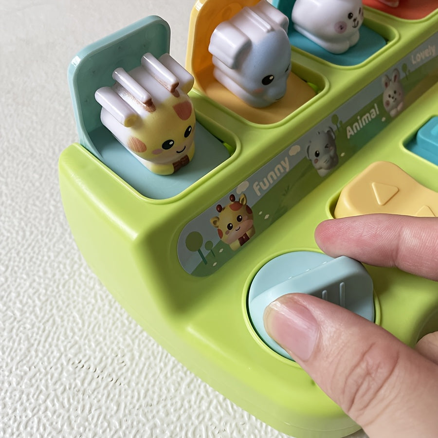 Interactieve Pop-Up Dierenbox | Educatief Speelgoed voor Logica & Geheugen | Perfect Cadeau voor Verjaardag of Feestdagen