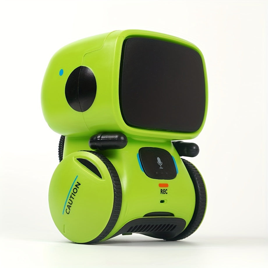 Halloween interactieve robot met intelligente spraakfunctie - Mini robot met touch- en dialoogfunctie, opname en stemverandering, kinderspeelgoed voor kerstcadeau