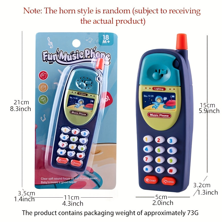 Educatieve Speelgoedtelefoon voor Kinderen van 1-6 Jaar - Interactief Leerspeelgoed met Muziek, Letters en Cijfers voor Baby, Peuter en Kleuter - Cadeau voor Jongens en Meisjes