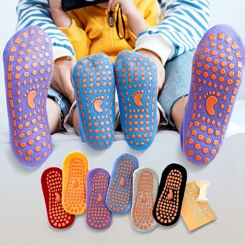 Antislip Sokken voor Kinderen en Volwassenen | 10 Kleuren Comfortabele Huissokken