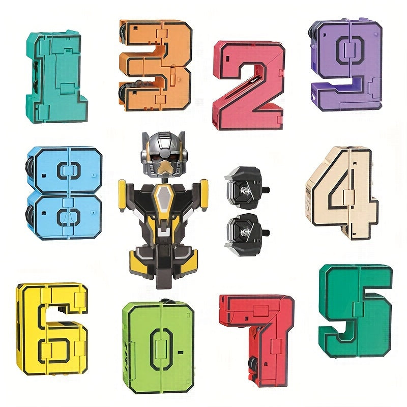 Transformeerbare Robot Auto Set | 10-delige Educatieve Speelgoed Mecha