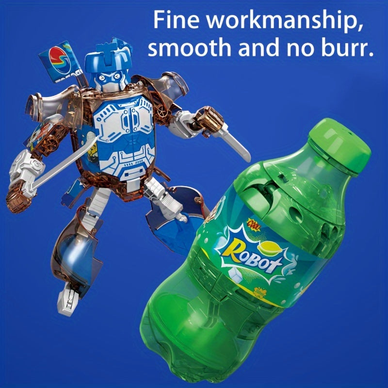 Soda robot die naar wens kan worden getransformeerd | Gesimuleerd frisdrank bureauornament, interactieve modelrobot voor meerdere personen