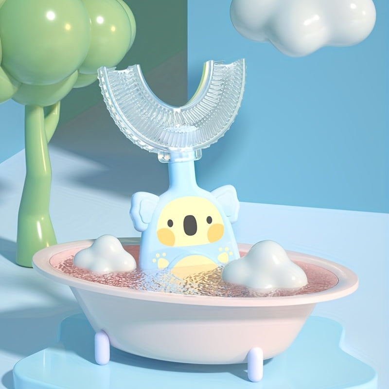 U Baby Tandenborstel | Baby Molairstok | Fopspeen & Tandenborstel voor Baby's | Siliconen Melktand Tandenborstel | Mondverzorging voor Pasgeborenen 0-2 Jaar