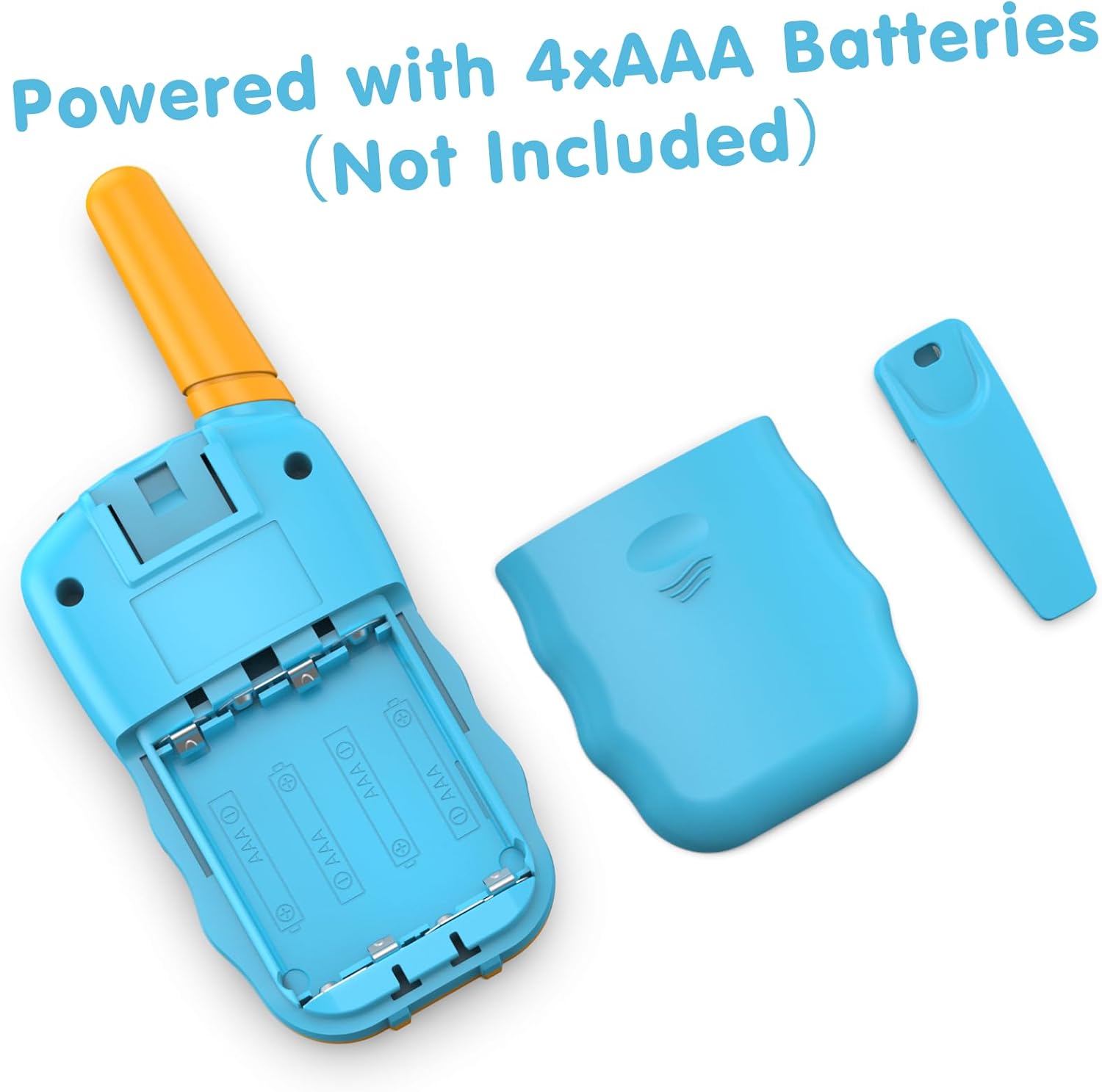 Walkie Talkies Kinderen | 22 Kanalen & LCD Zaklamp | 2-Way Radio Speelgoed 3-12 Jaar, Bereik 3 km