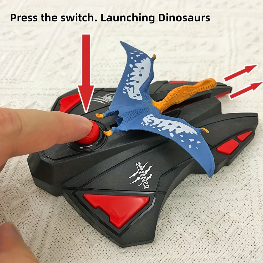 Dino Launcher Speelgoed | Handmatige Vliegende Dinosaurus voor Buitenspeelplezier