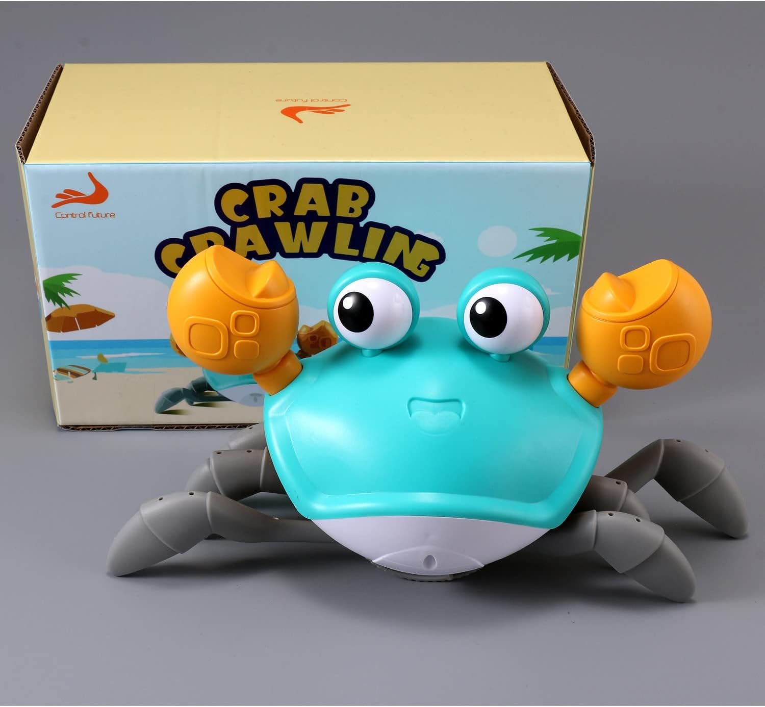 Kruipende Krab Baby Speelgoed | Dierlijke Baby Sensorische Buiklig Speelgoed Leren Kruipen Wandelen Peuter Cadeaus