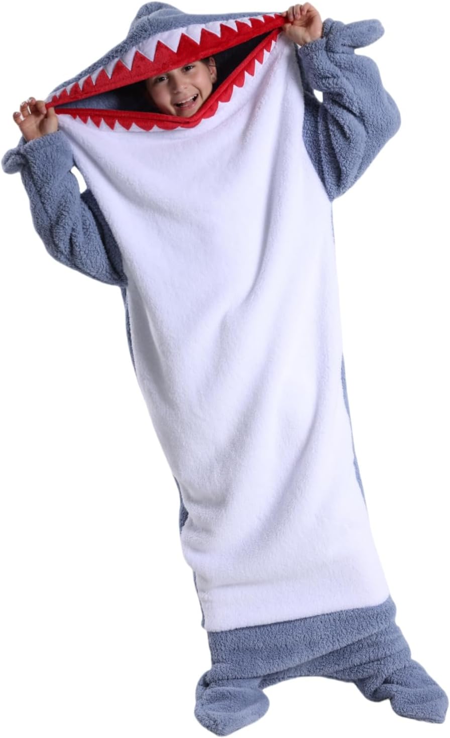 Haai hoodie volwassenen & kinderen | Cosplay kostuum & warme deken