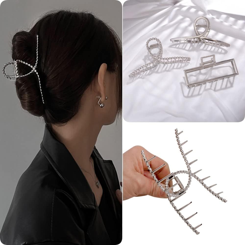 3 stuks spinnenweb schedel haarclips | Grote zwarte haaraccessoires