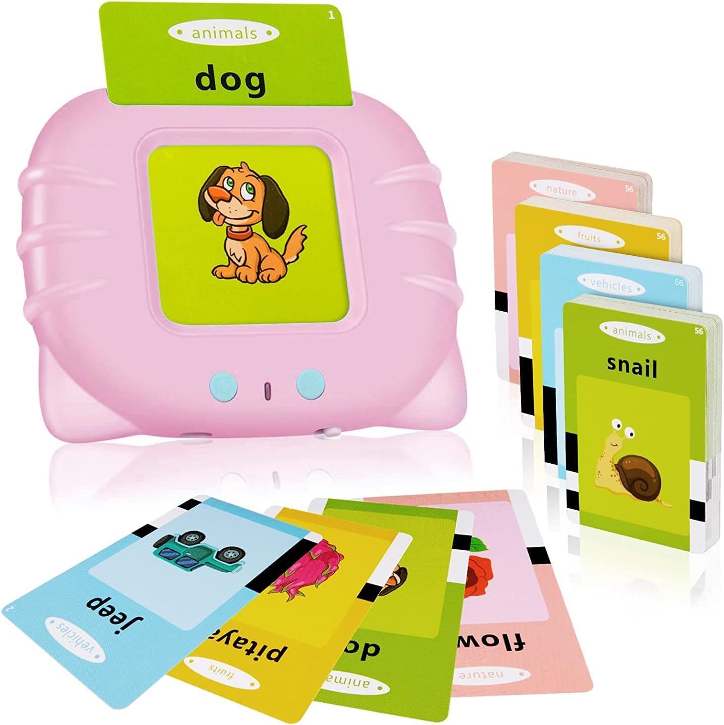 Sprekende Flashcards met 224 Woorden | Montessori Educatief Speelgoed voor Spraaktherapie en Sensorisch Onderwijs