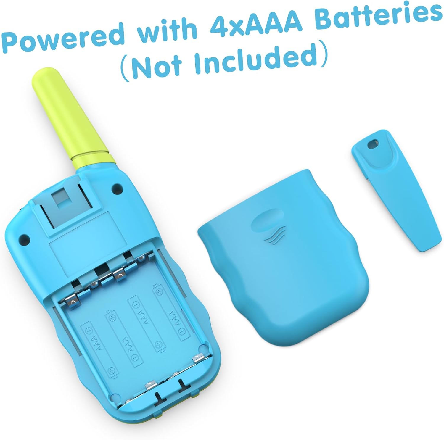 Walkie Talkies Kinderen | 22 Kanalen & LCD Zaklamp | 2-Way Radio Speelgoed 3-12 Jaar, Bereik 3 km