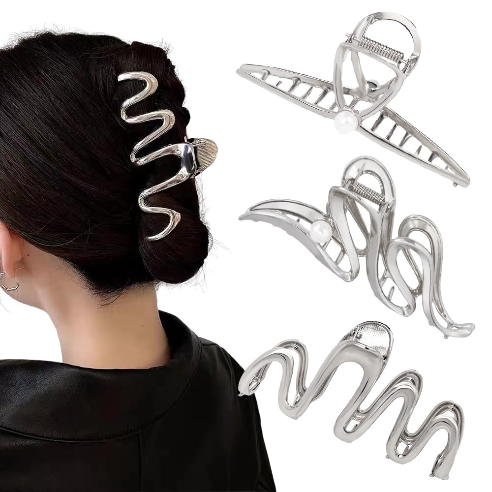 3 stuks spinnenweb schedel haarclips | Grote zwarte haaraccessoires