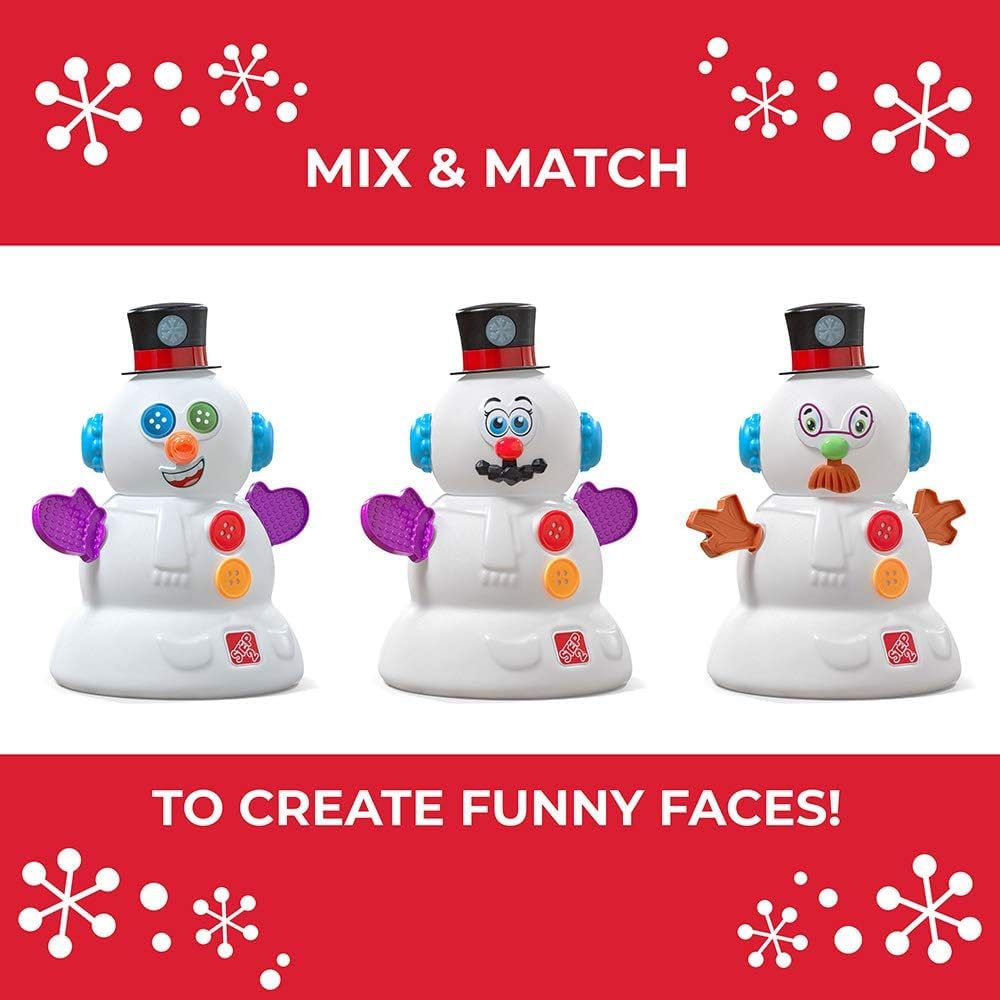 Interactief Sneeuwpop Kerstspeelgoed | Speelt Muziek en Licht op met 15 Accessoires voor Peuters vanaf 1 Jaar