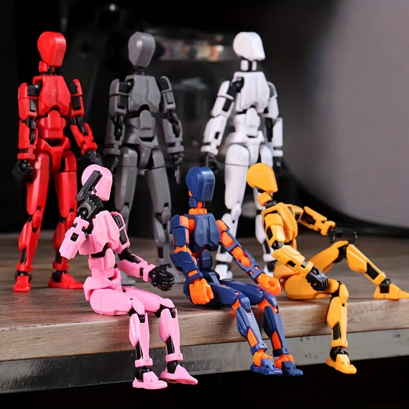 Robot Actiefiguur Set | 13 Scharnieren 3D-geprinte Pop Articuleerbaar Verzamelbaar Speelgoed voor Kinderen van 3-8 Jaar