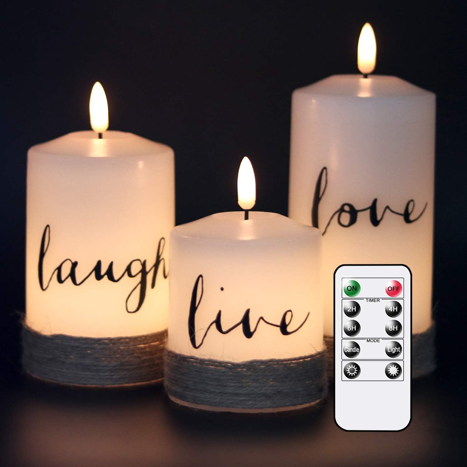6 stuks LED kaarsen met afstandsbediening | Halloween decoratie zonder vlam