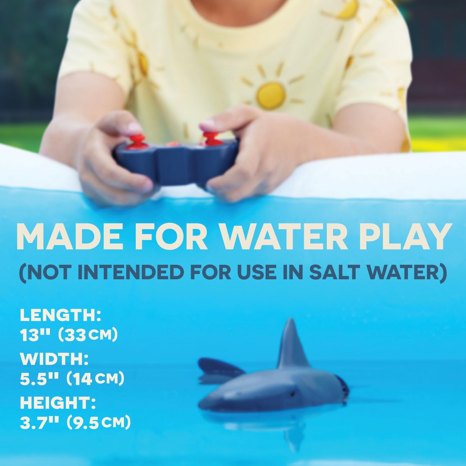 Afstandsbediening Elektronische Haaien Speelgoed | Multidirectioneel Zwemmend Bad & Zwembad Haaien Speelgoed Oplaadbaar Waterspeelgoed voor Kinderen en Volwassenen 6+ Jaar