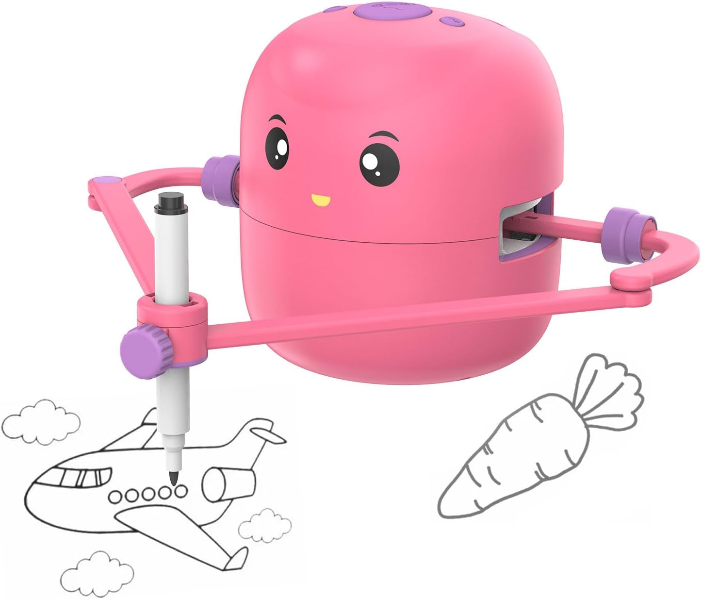 Interactieve Educatieve Tekenrobot | Montessori Leren Speelgoed met 100 Woordkaarten en Spraakinteractie voor Kinderen vanaf 5 Jaar