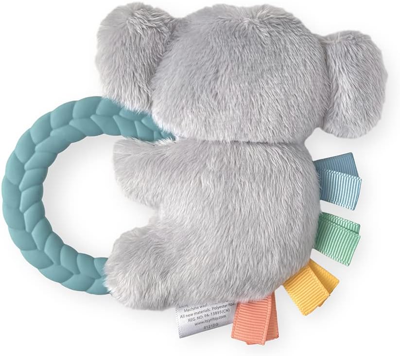 Minky Pluche Tandvlees Speelgoed voor Baby's | Zachte Rammelaar met Geluid en Tandvlees Speelgoed voor Pasgeborenen