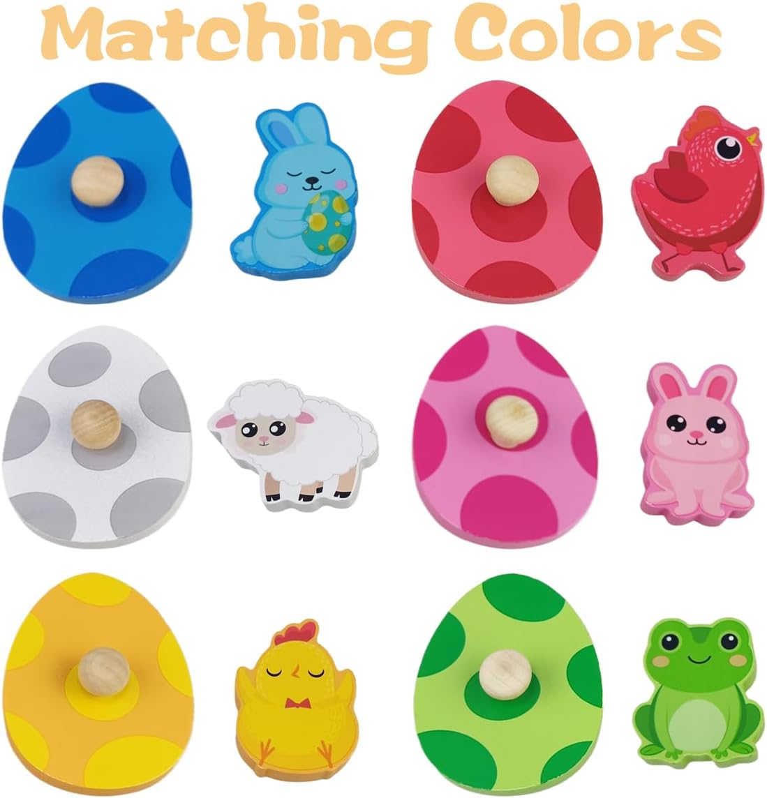 Montessori houten puzzel | Leer en speel met pompoenen