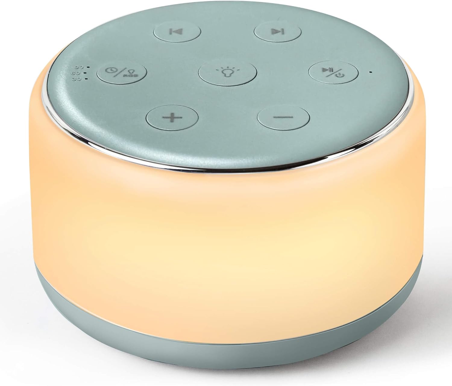 Witruisgeluid slaapmachine|34 geluiden nachtlampje oplaadbaar voor baby volwassenen