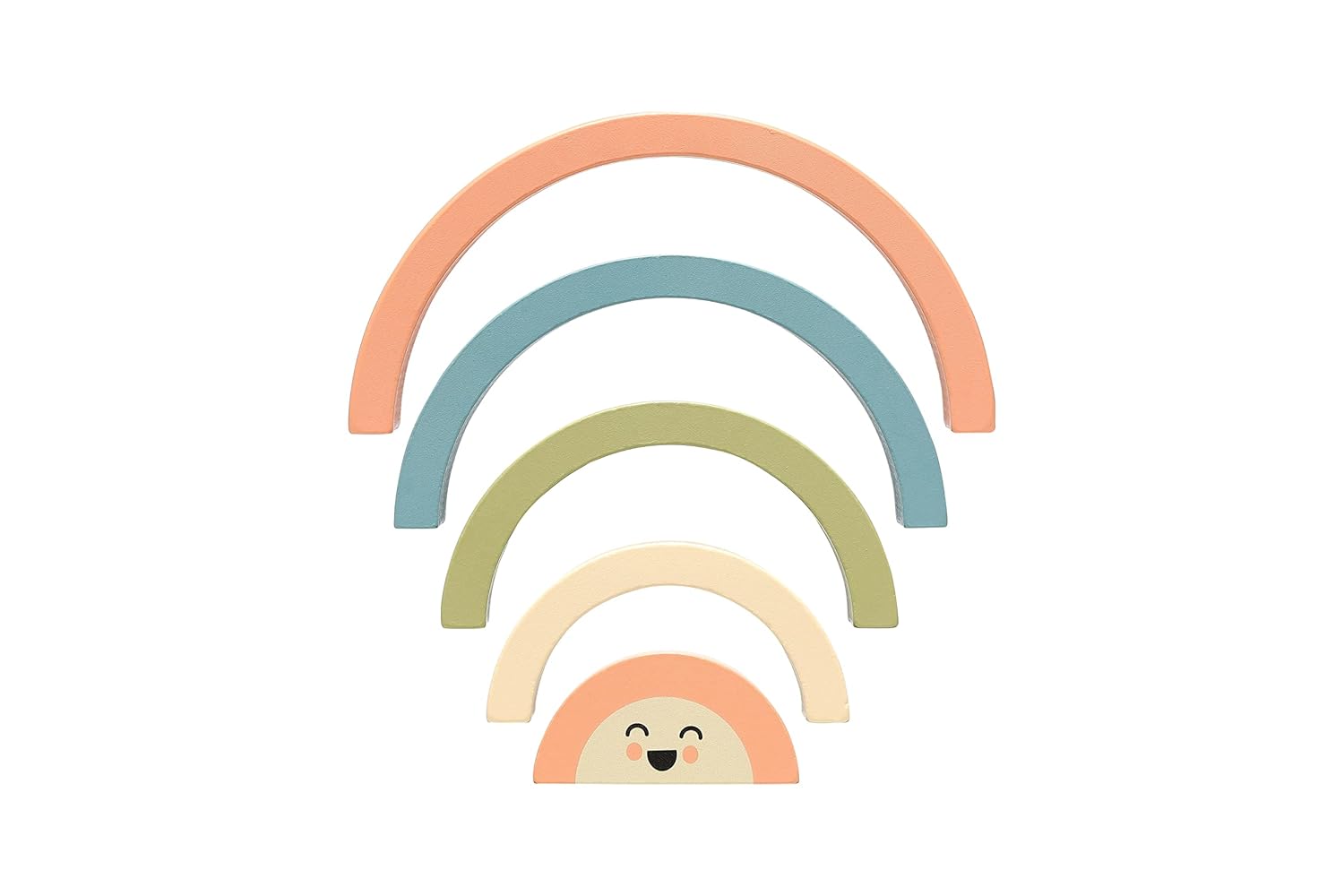 Kerst sneeuwpop stapeltoren | Houten educatief speelgoed