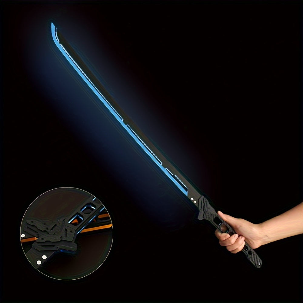 LED Samurai Zwaard 80cm | Cyberpunk Stijl | Cosplay & Halloween Decoratie