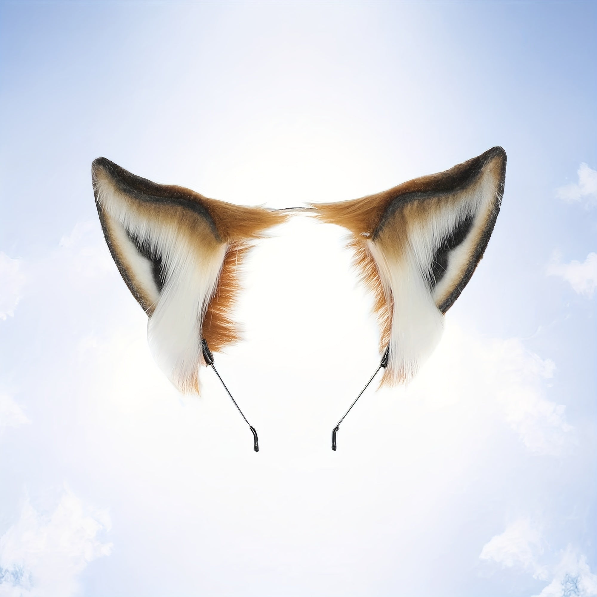 Pluizige Vossen Oren Haarband | Realistisch dierlijk haaraccessoire voor cosplay en Halloween