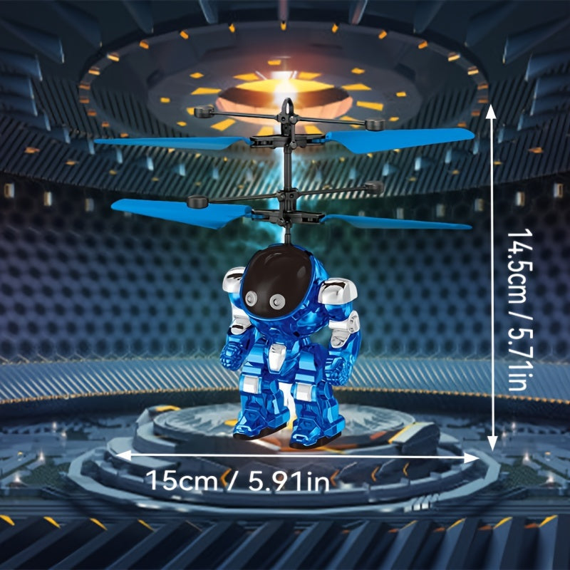 Inductie Mecha Vliegende Helikopter | LED Sensor Drone voor Kinderen