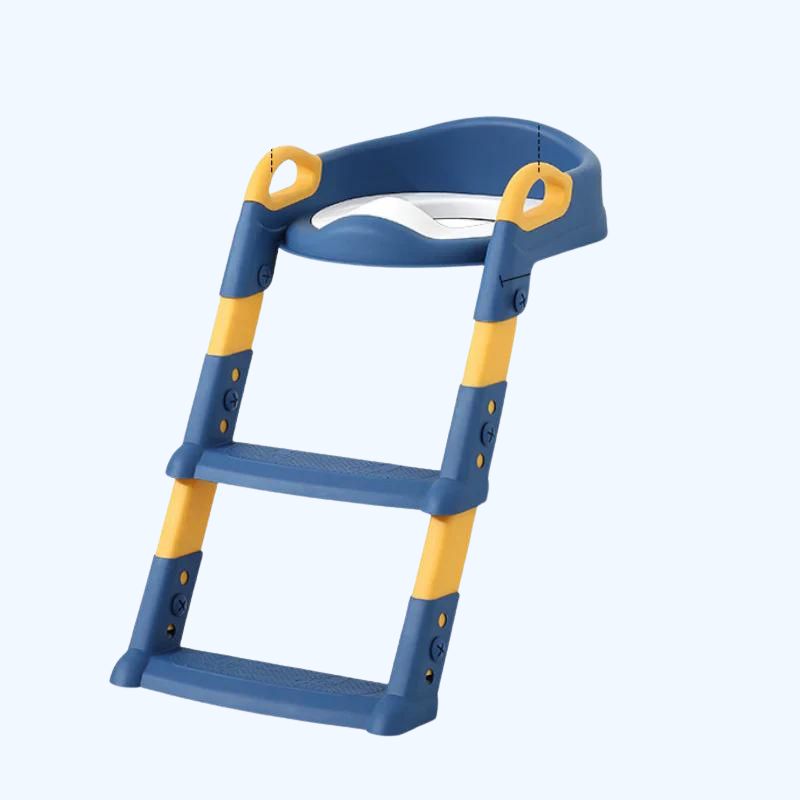 Verstelbare Toiletzitting Pad | Potty Training Zitting met Stapladder met Grip Handvatten voor Peuters