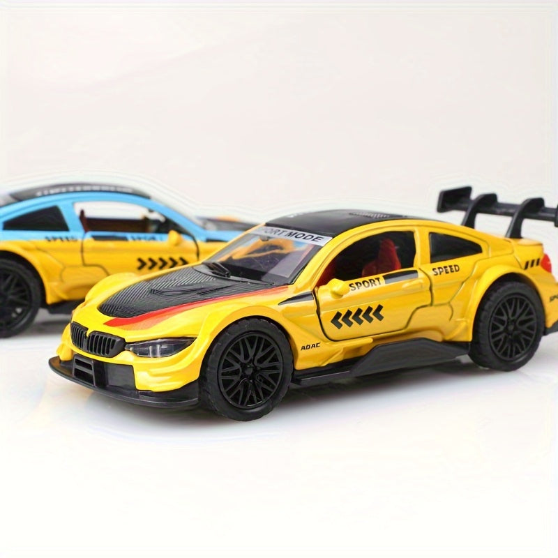 1:36 raceauto van metaal - Decoratief en ideaal als Halloweencadeau.