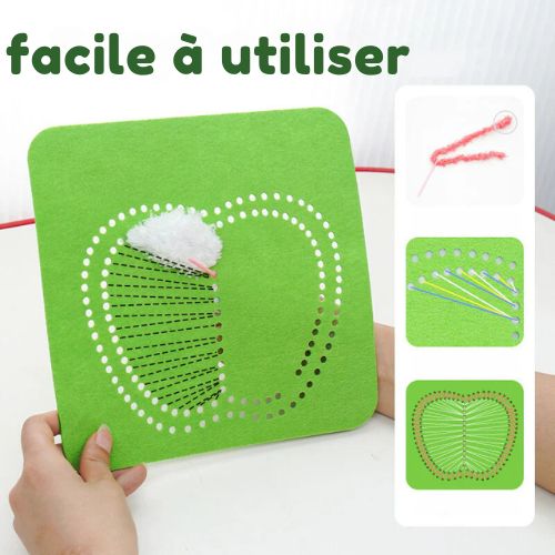 Creatief Wolpakket Doe-het-zelf speelgoed dat fijne motoriek en creativiteit ontwikkelt | Perfect voor kinderen