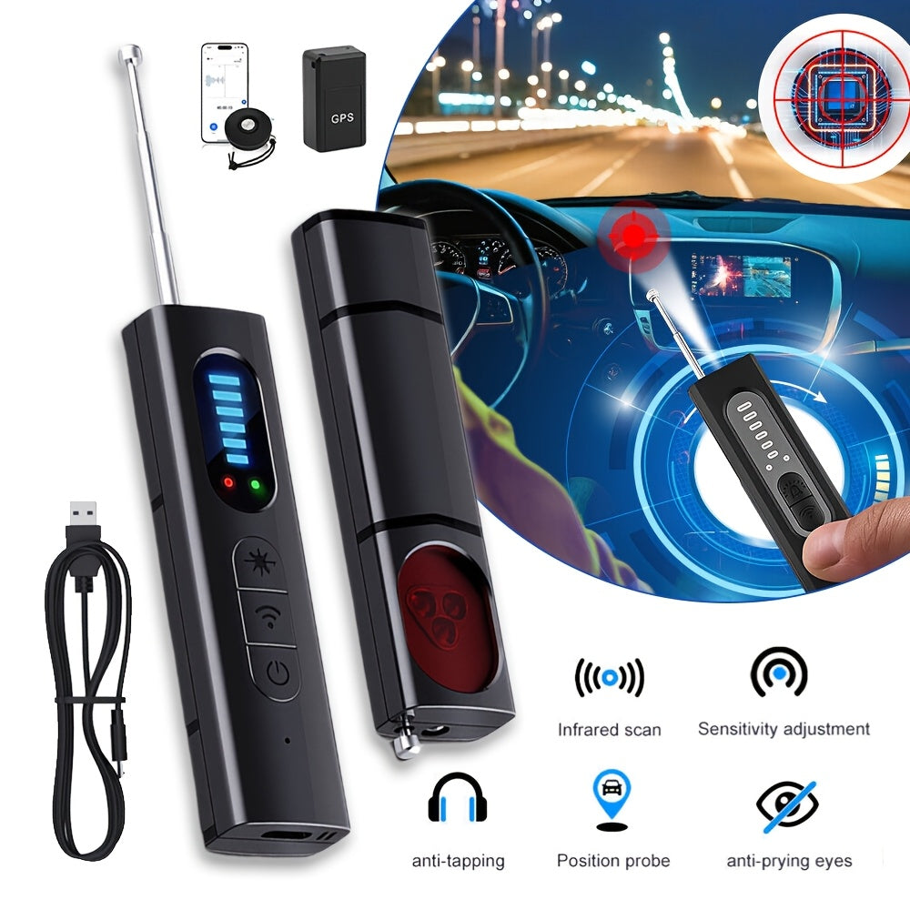 Camera Detector Anti-Spy | Bug Detector met 5 Niveaus | Reizen & Hotel Beveiliging