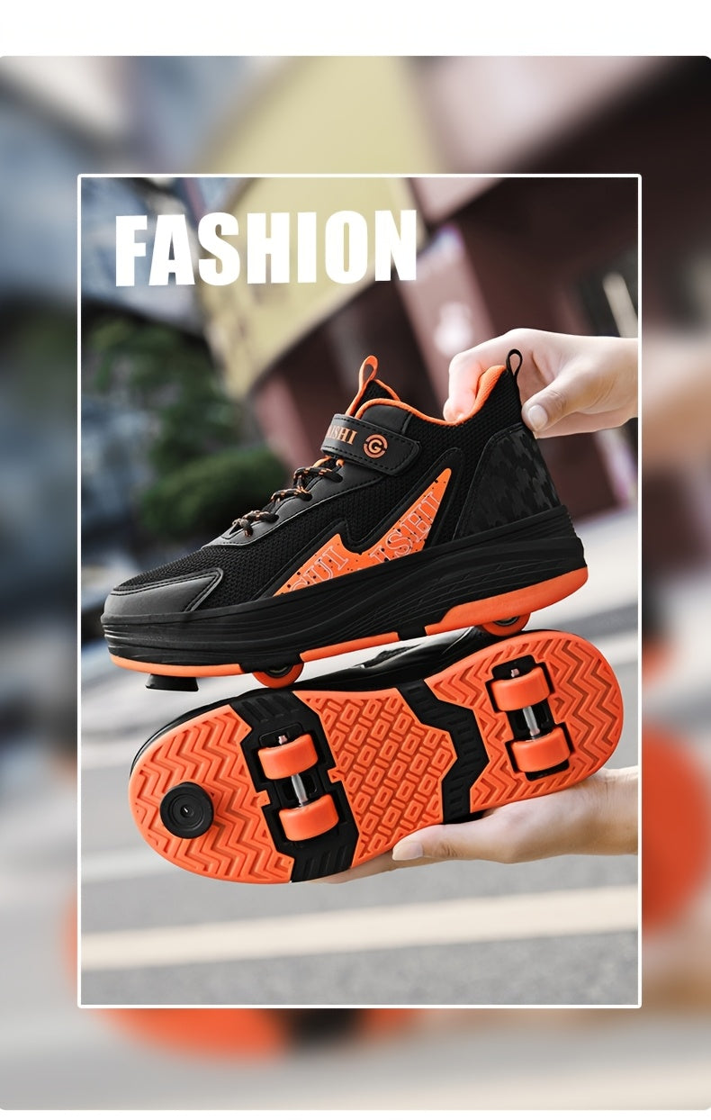 Jongens Rolschaatsen | Comfortabel met Afneembare Wielen & Remkop