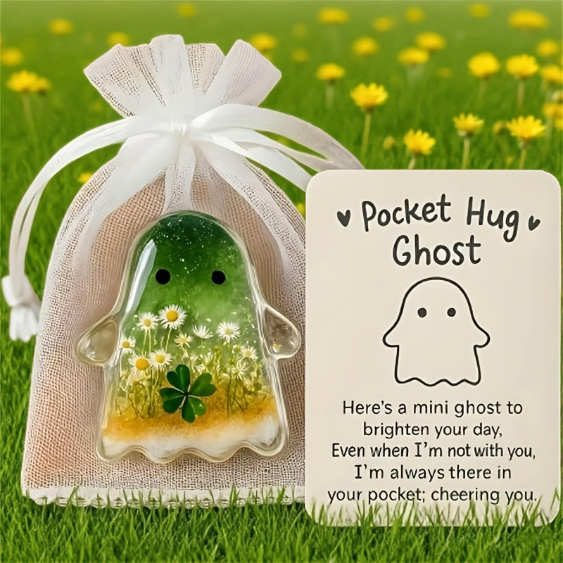 Spookje pocket hug kaart | Halloween steun & gift