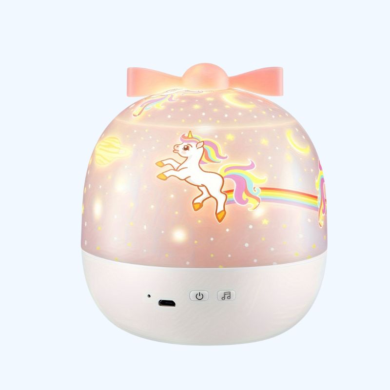 Galaxy Projector Nachtlampje met Afstandsbediening | 15 Films Draagbare Projector Lamp Oplaadbaar met Geluid Kamerdecoratie voor Cadeau