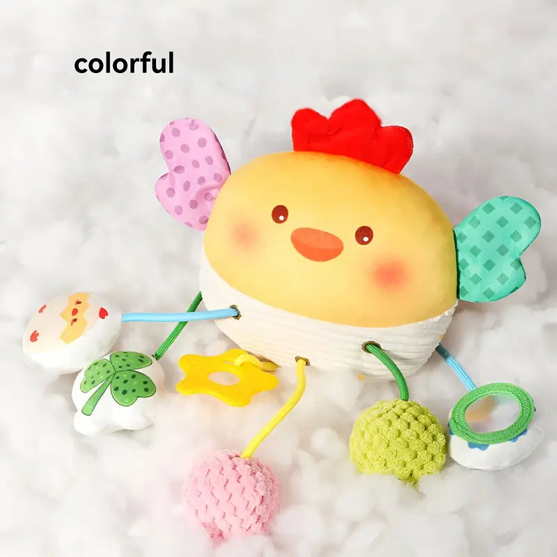 Cartoon Bed Hangend Speelgoed voor Baby’s met Bel | Nibble-Veilig en Lichtgewicht