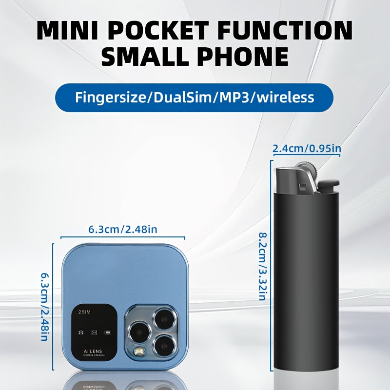 Mini klaptelefoon 2G | Dual sim opvouwbaar toestel