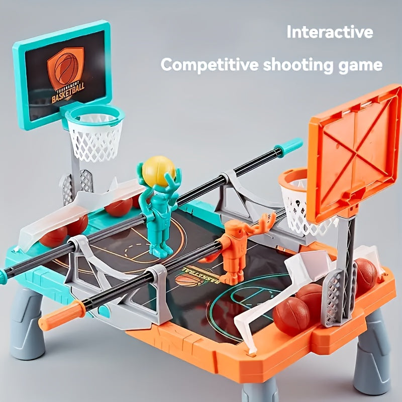 2-Spelers Tafel Basketbal Arcade | Voor Competitieve Wedstrijden en Gezinsinteractie