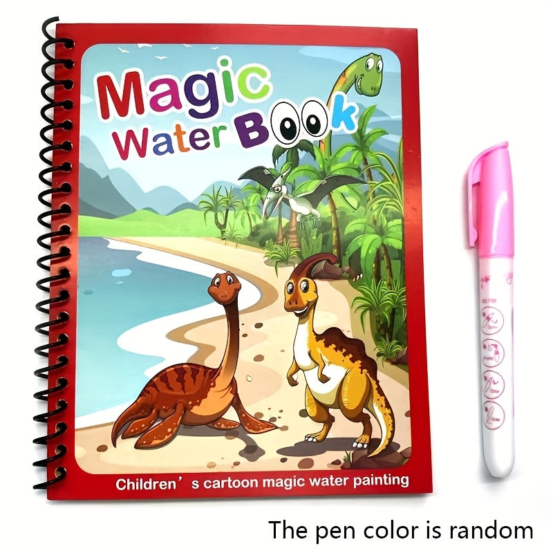 Magisch Water Schilderboek – Herbruikbaar Graffiti Kunstboek Met Pen Educatief Cadeau Voor Kinderen