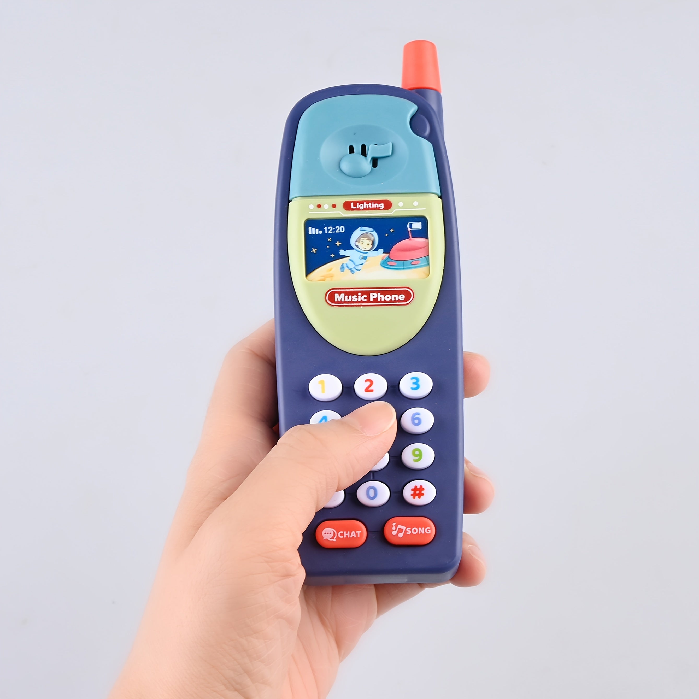Educatieve Speelgoedtelefoon voor Kinderen van 1-6 Jaar - Interactief Leerspeelgoed met Muziek, Letters en Cijfers voor Baby, Peuter en Kleuter - Cadeau voor Jongens en Meisjes