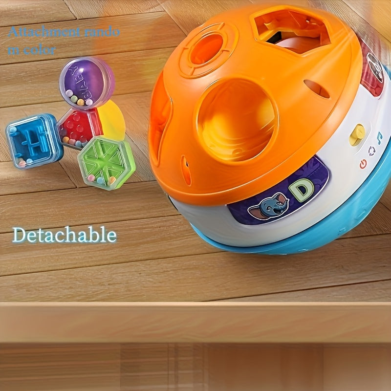 Interactieve educatieve bal met rotatiefunctie en melodieuze geluiden | Leuk kruipspeelgoed voor een geweldig cadeau voor kinderen