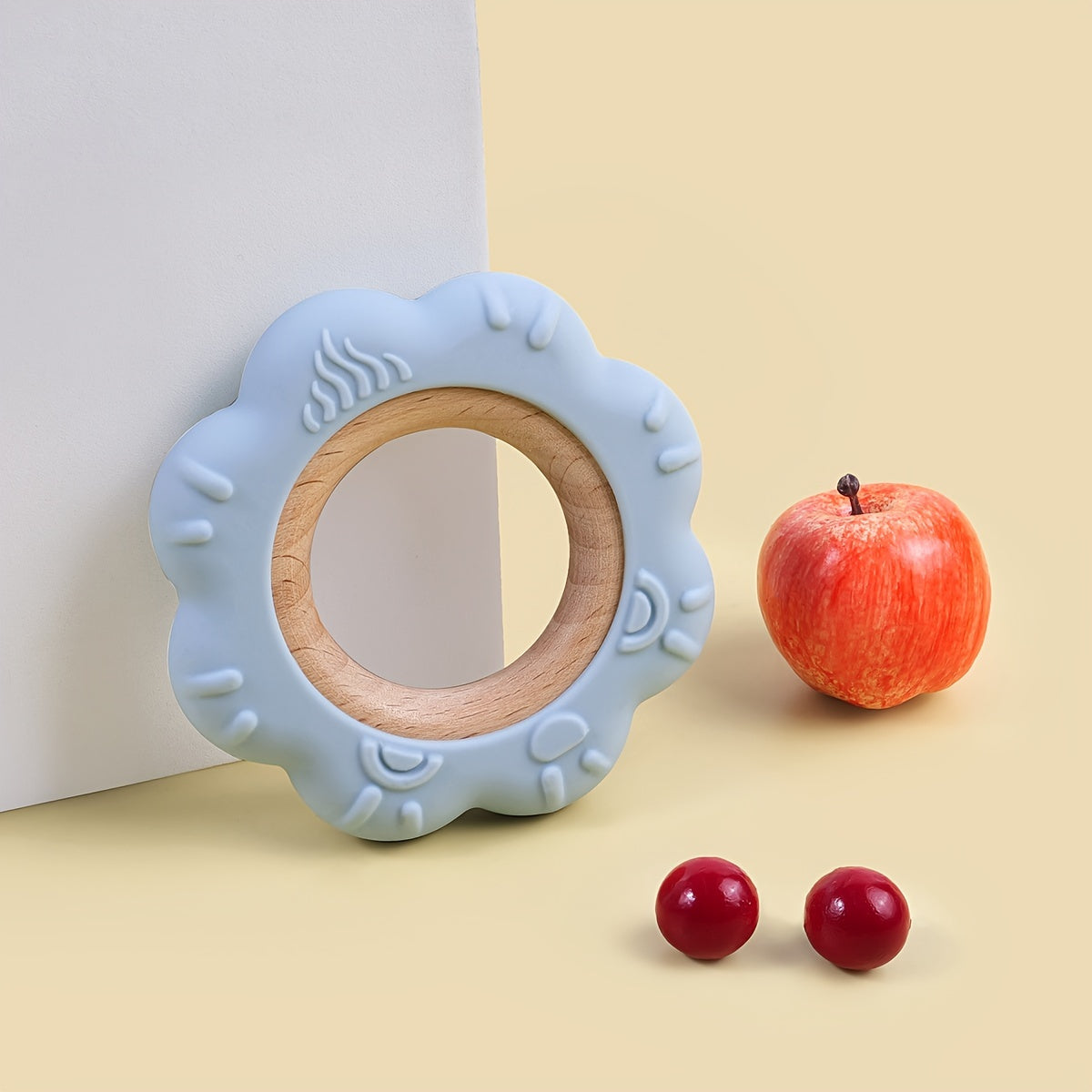 Siliconen Bijtring Ring | BPA Vrije Zachte en Getextureerde Bijtspeeltjes voor Baby’s 0 tot 2 Jaar